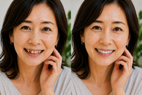 40代から気になる口元の「老け見え」とは？原因と改善方法｜神戸のホワイトニングサムネイル
